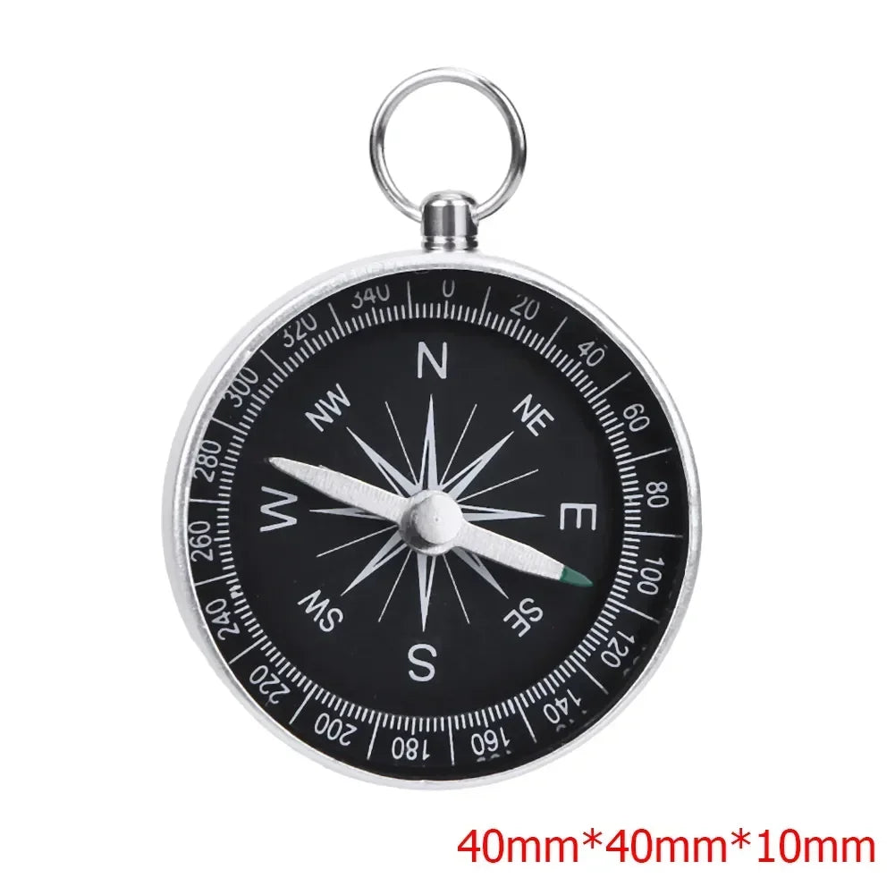 Portable Aluminum Emergency Compass Lightweight