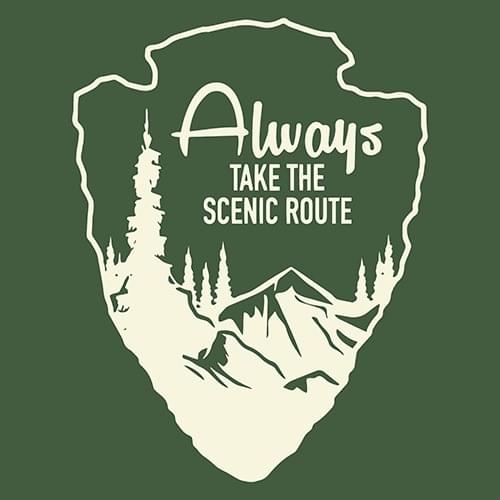 Scenic Route Decal